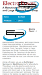 Mobile Screenshot of electropowerllc.com